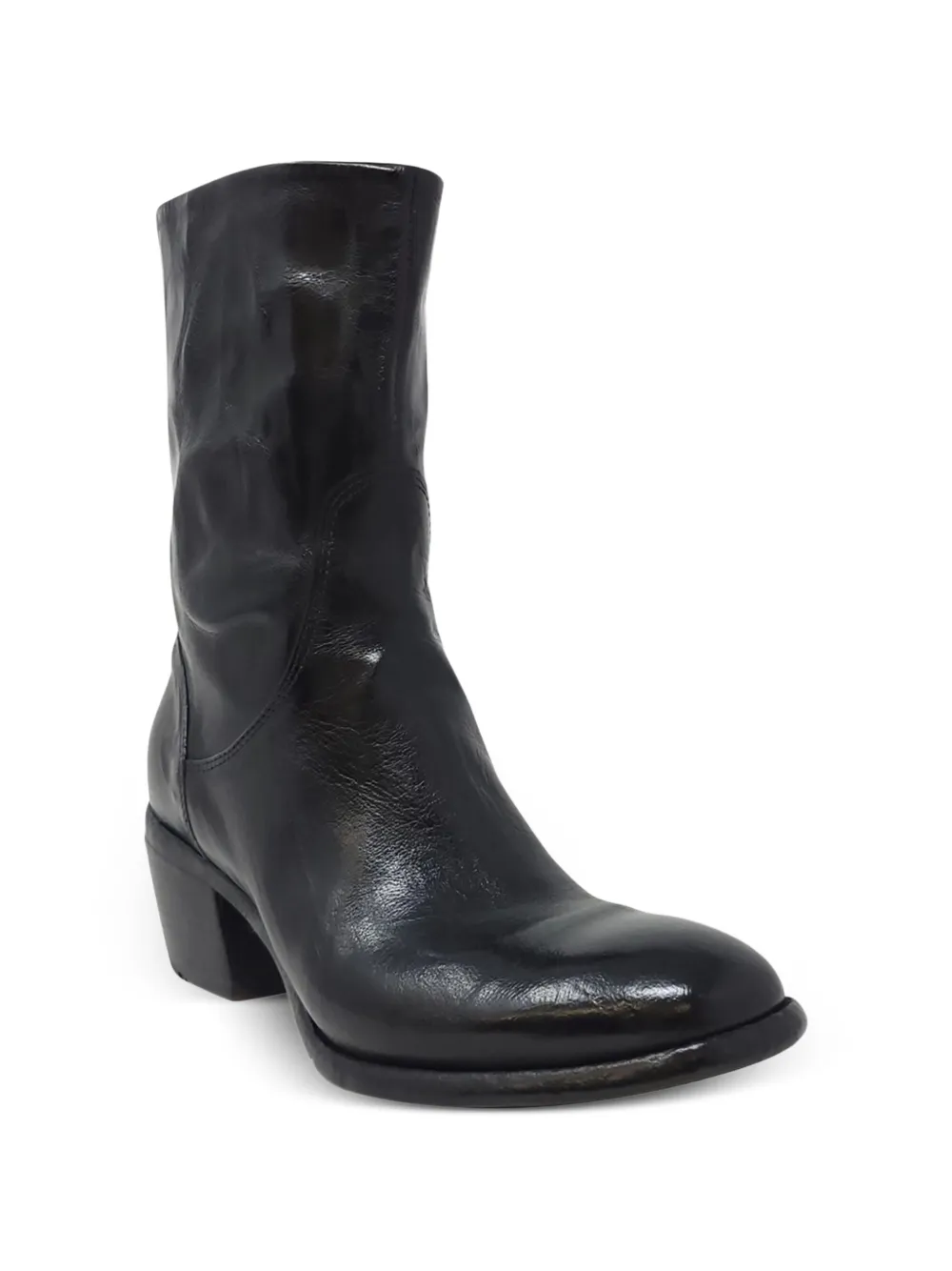  Madison.maison Stiefeletten Mit Reißverschluss   Schwarz 