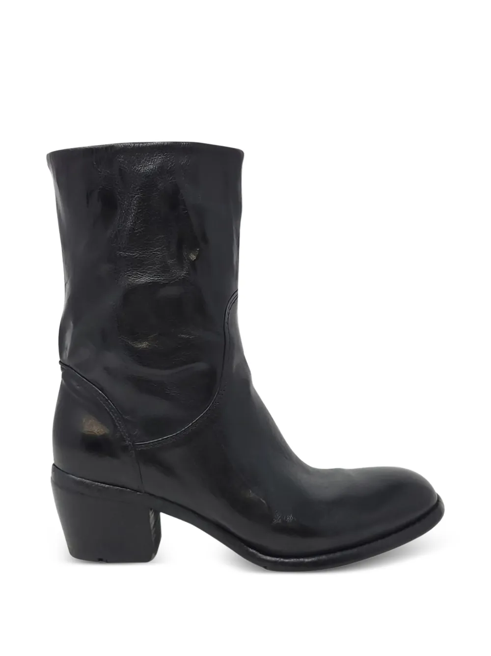  Madison.maison Stiefeletten Mit Reißverschluss   Schwarz 