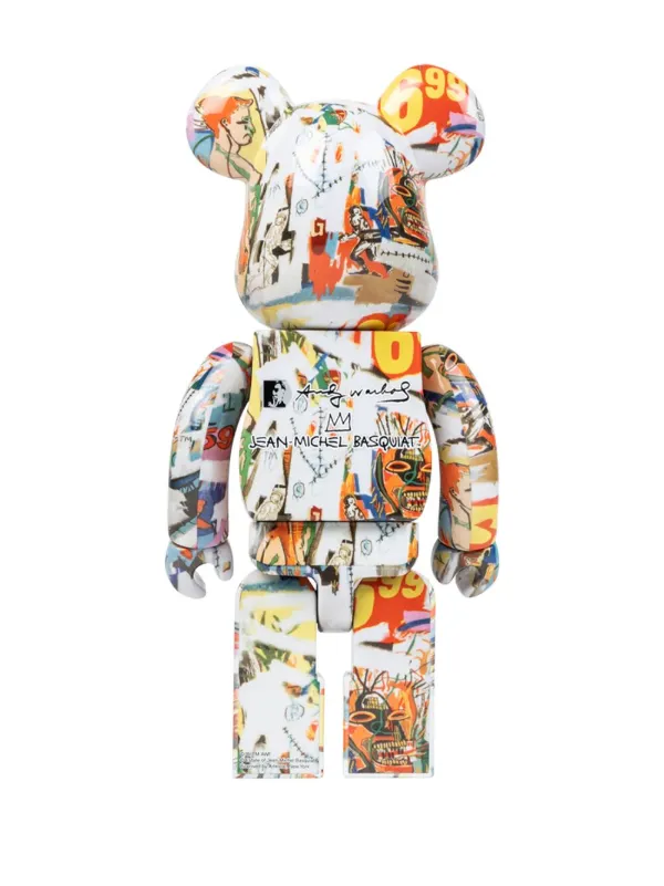 MEDICOM TOY Andy Warhol x Jean Michel Basquiat BE@RBRICK #4 400 