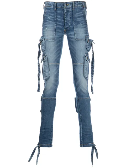 AMIRI skinny jeans estilo cargo