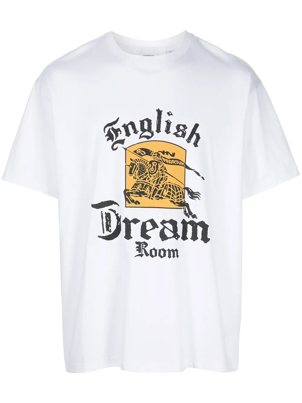 

Burberry playera con estampado gráfico - Blanco