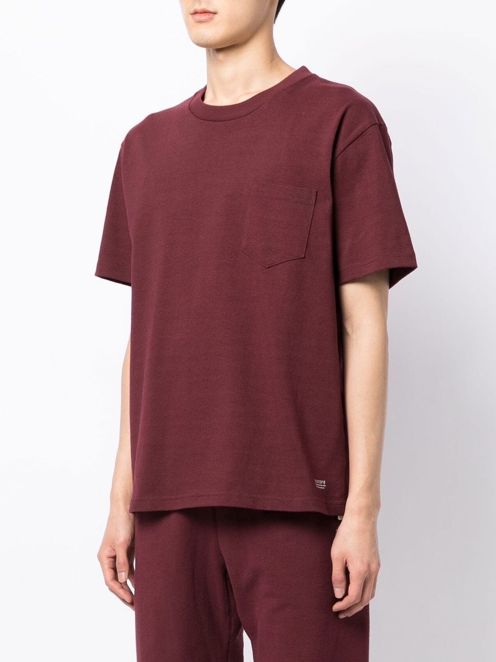 Shop Suicoke Pocket-detail Cotton T-shirt In Red