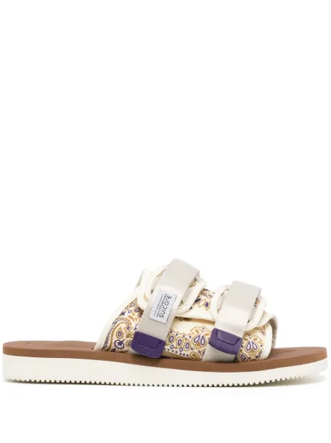 Suicoke MOTO-Cab 佩斯理印花凉鞋
