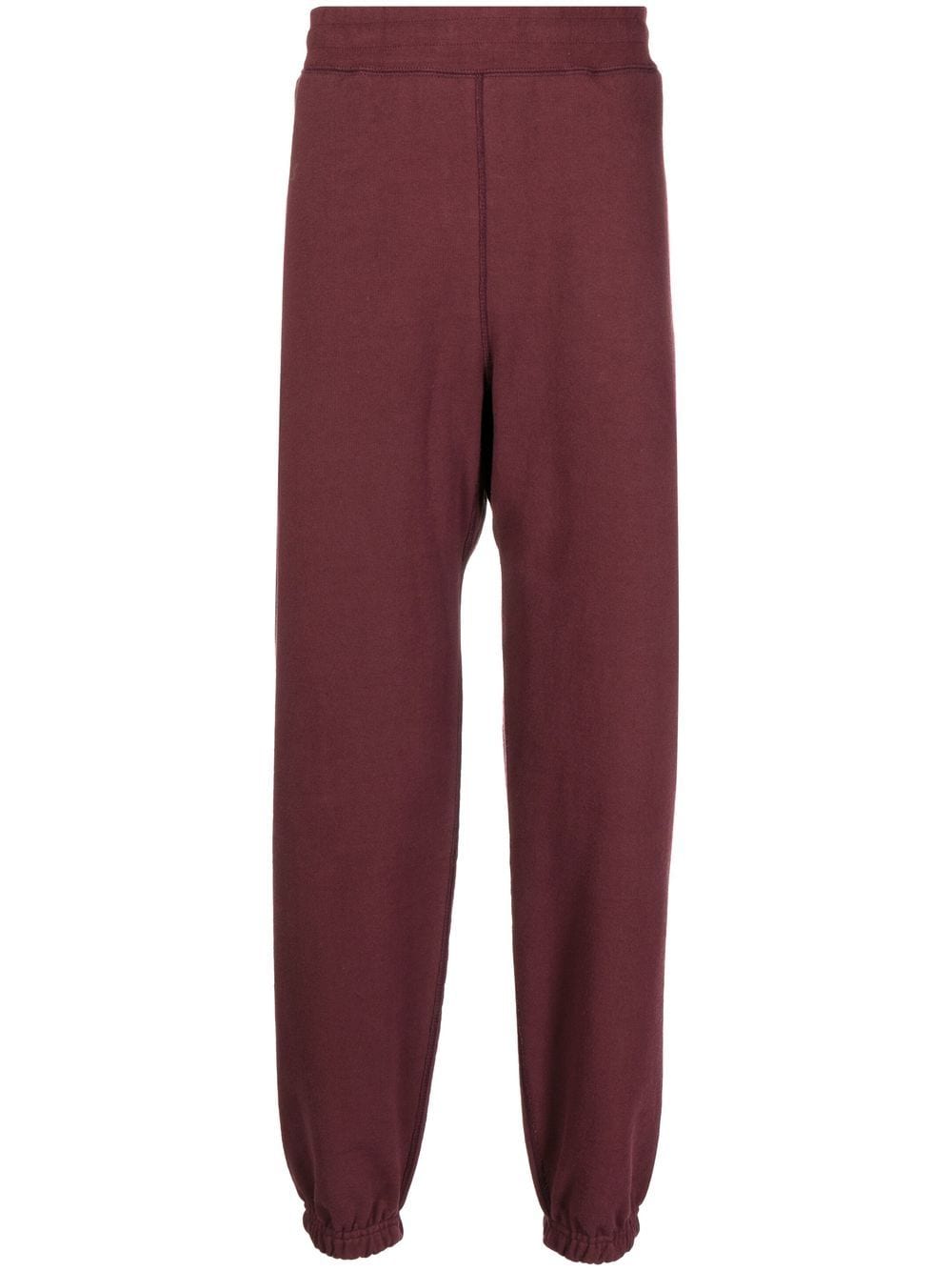 Shop Suicoke Logo-print Cotton Track Pants In Red