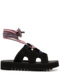 Suicoke chunky open-toe sandals - Black