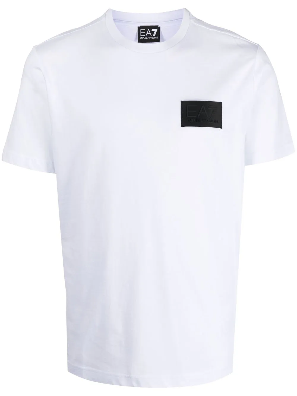 

Ea7 Emporio Armani logo patch T-shirt - White