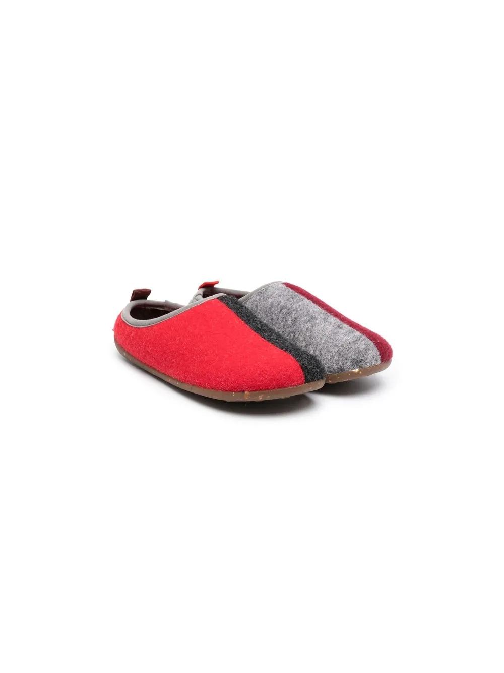 

Camper Kids Twins colour-block slippers - Grey