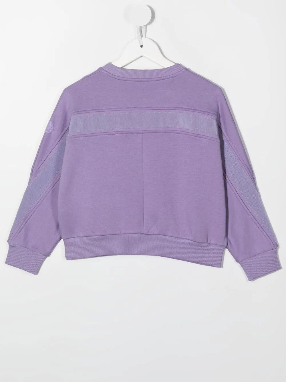 Moncler Enfant logo-print cotton crew-neck sweatshirt | Girls Hoodies & Sweatshirts | Image 2