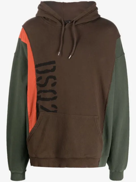 DSQUARED2 hoodie con diseño color block