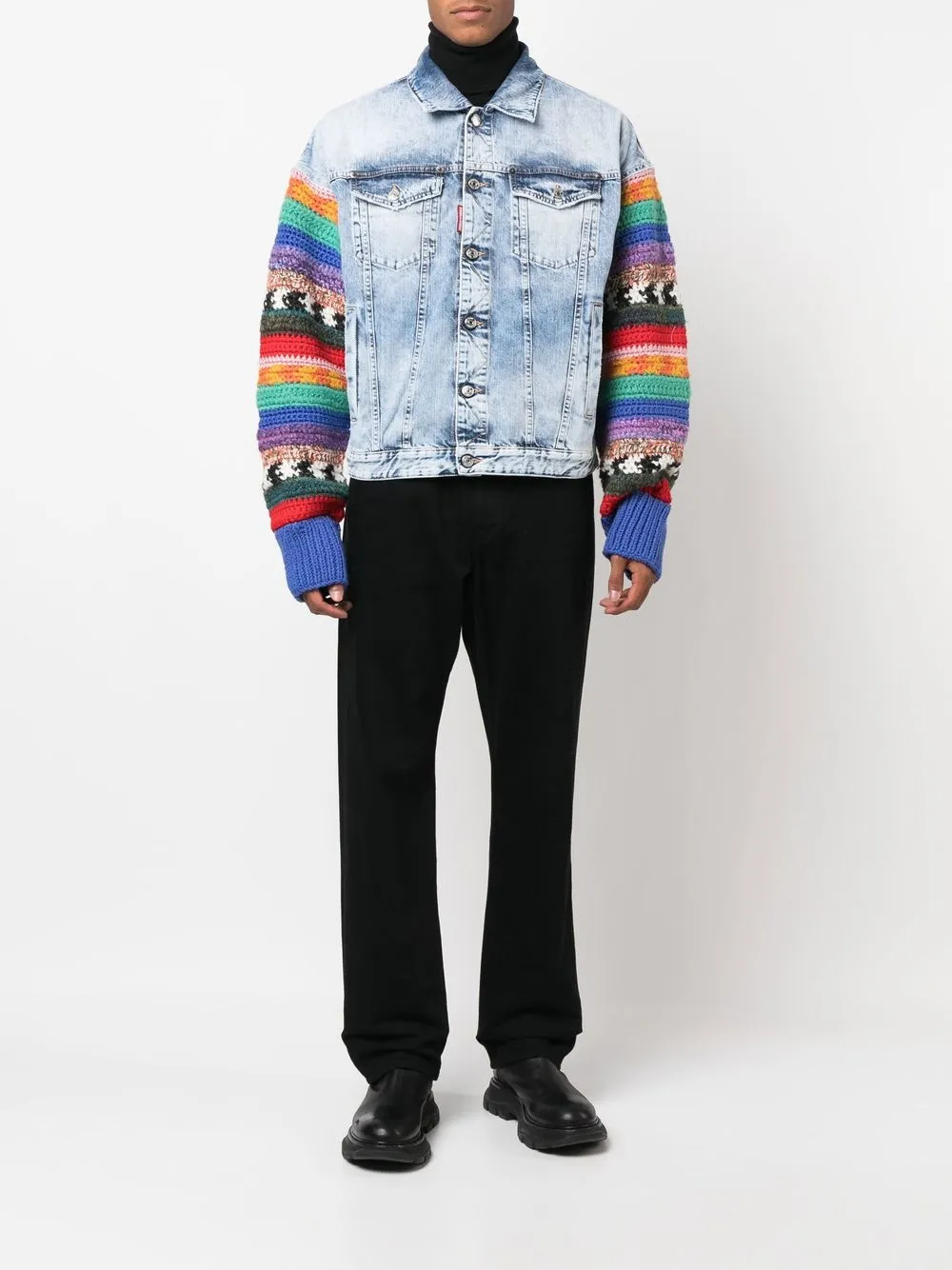 Dsquared2 Denim jack - Blauw