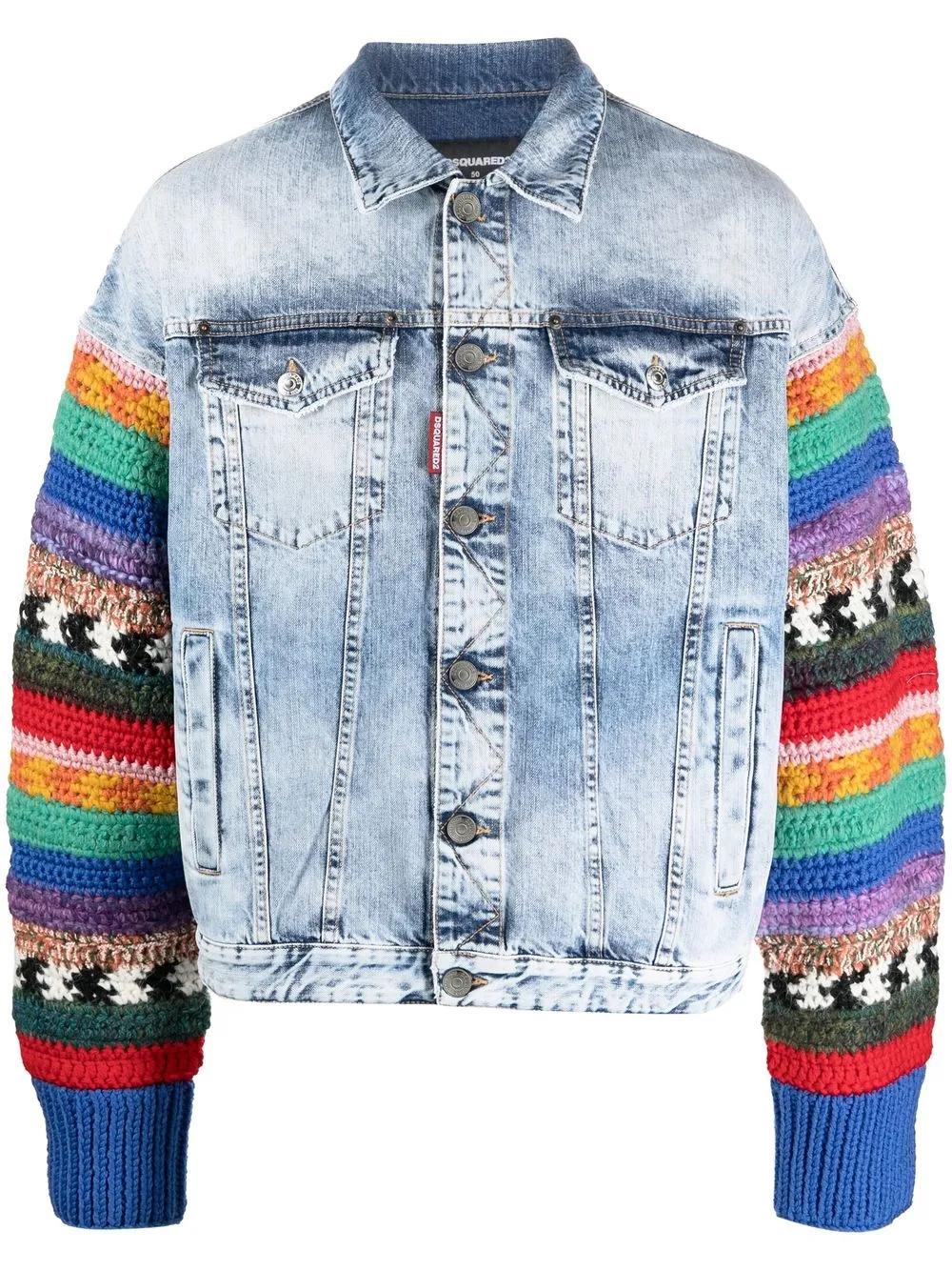 

Dsquared2 chamarra de mezclilla Journey - Azul