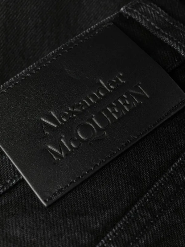 Alexander McQueen straight-leg Jeans | Black | FARFETCH