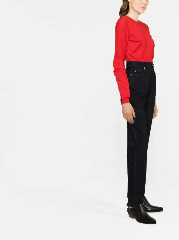 Alexander McQueen ストレートデニム アレキサンダーマックイーン Alexander McQueen ワッペン付き
