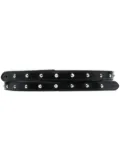 Alexander McQueen studded leather belt - Black