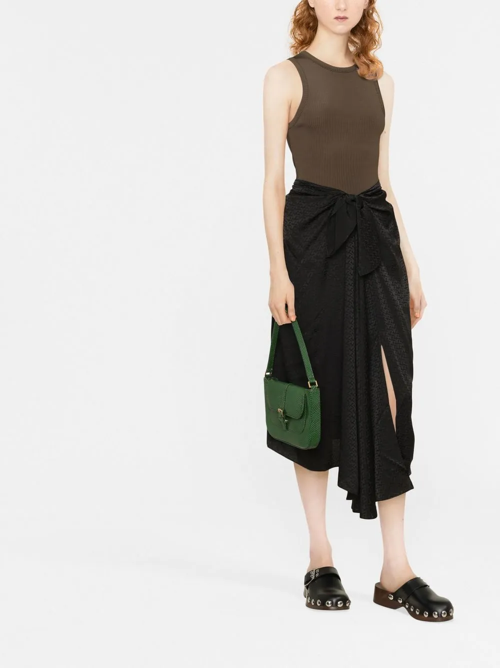Zadig&Voltaire Gedrapeerde rok - Zwart