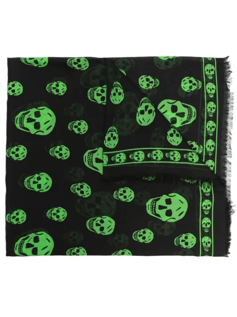 Alexander McQueen skull-print scarf Women