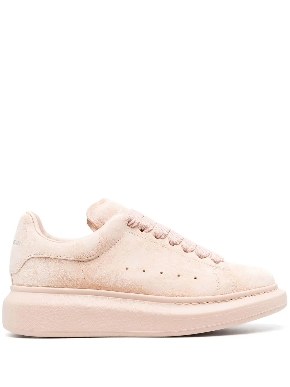 

Alexander McQueen tenis bajos oversize - Rosado