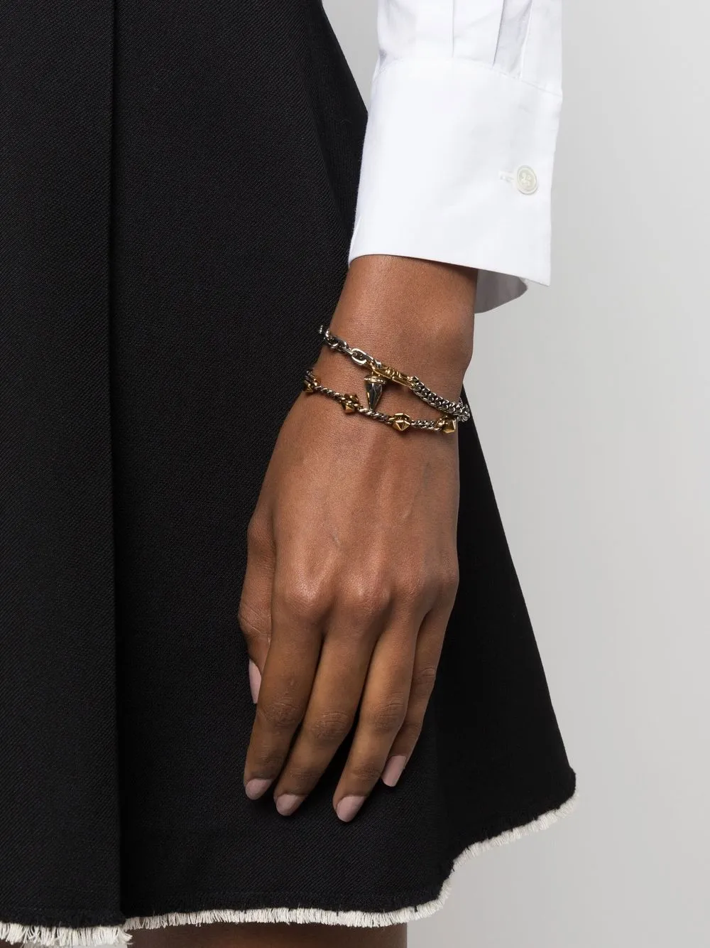 Alexander McQueen Schakelarmband met studs - Zilver