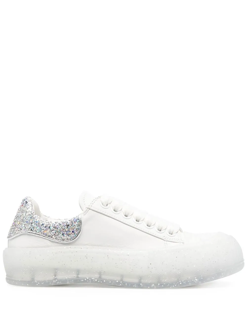 

Alexander McQueen tenis bajos Deck Plimsoll - Blanco