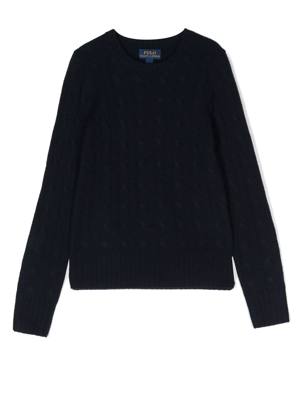 

Ralph Lauren Kids cable-knit cashmere jumper - Blue