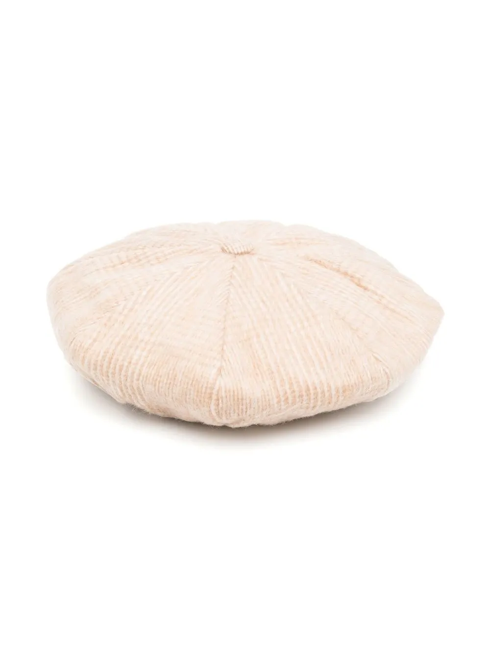 

Eleventy Kids fine-knit two-tone beret - Neutrals