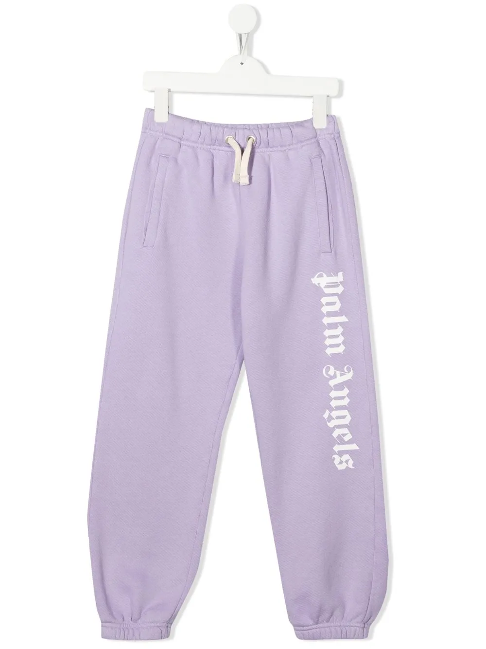 

Palm Angels Kids pants con logo estampado - Morado