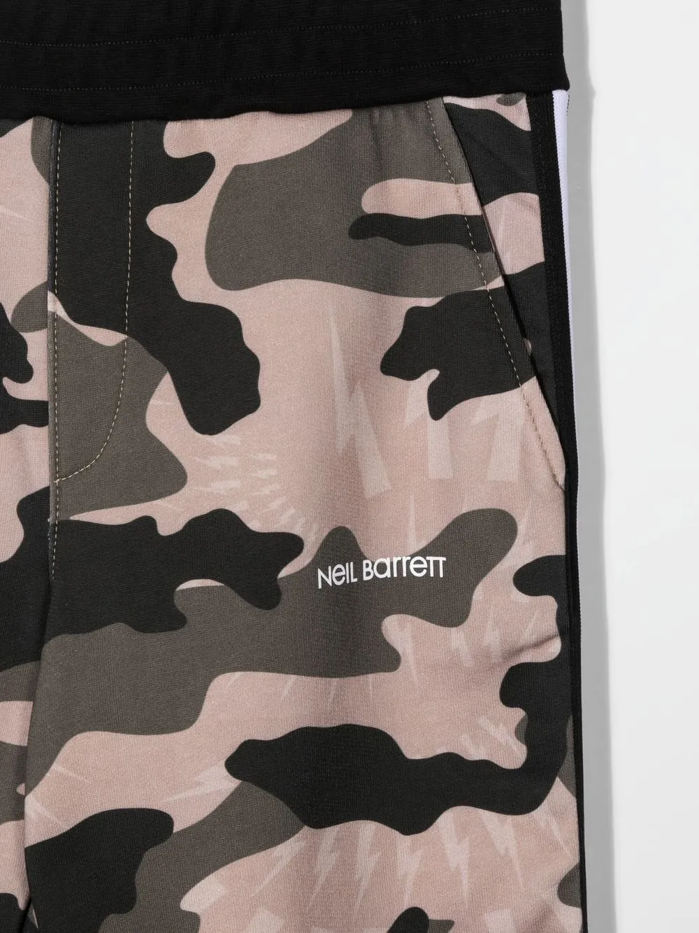  Neil Barrett Kids Teen Hose Mit Camouflage Print   Nude 