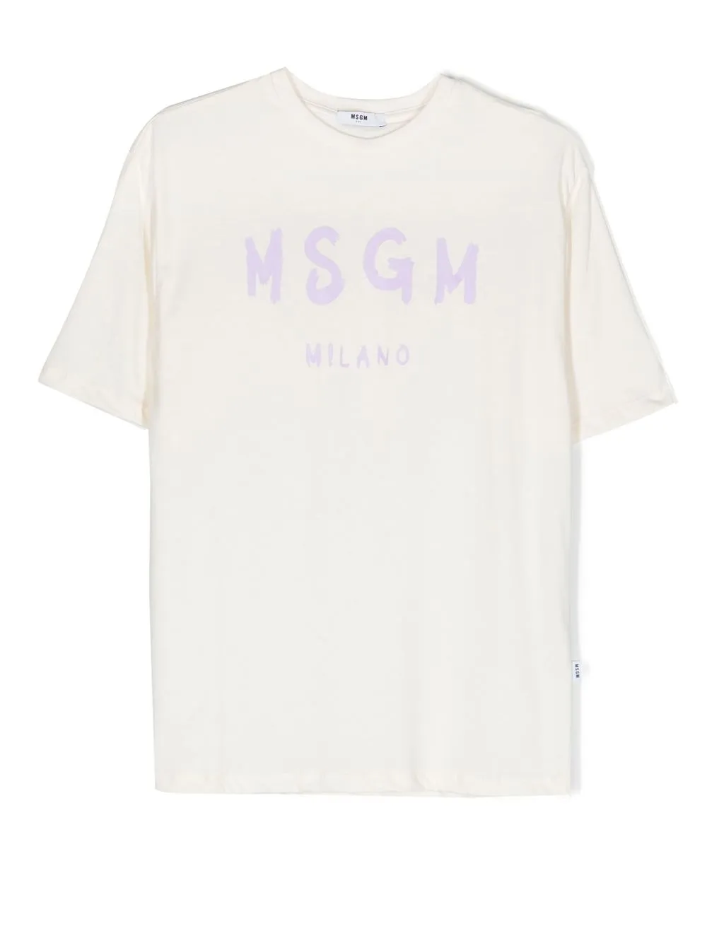 

MSGM Kids playera con logo estampado - Neutro