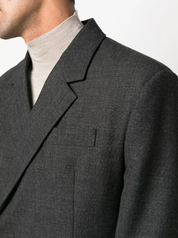 Prada double-breasted Tailored Blazer | Grey | FARFETCH