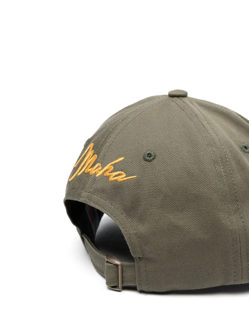 Maharishi Honkbalpet met borduurwerk - Groen