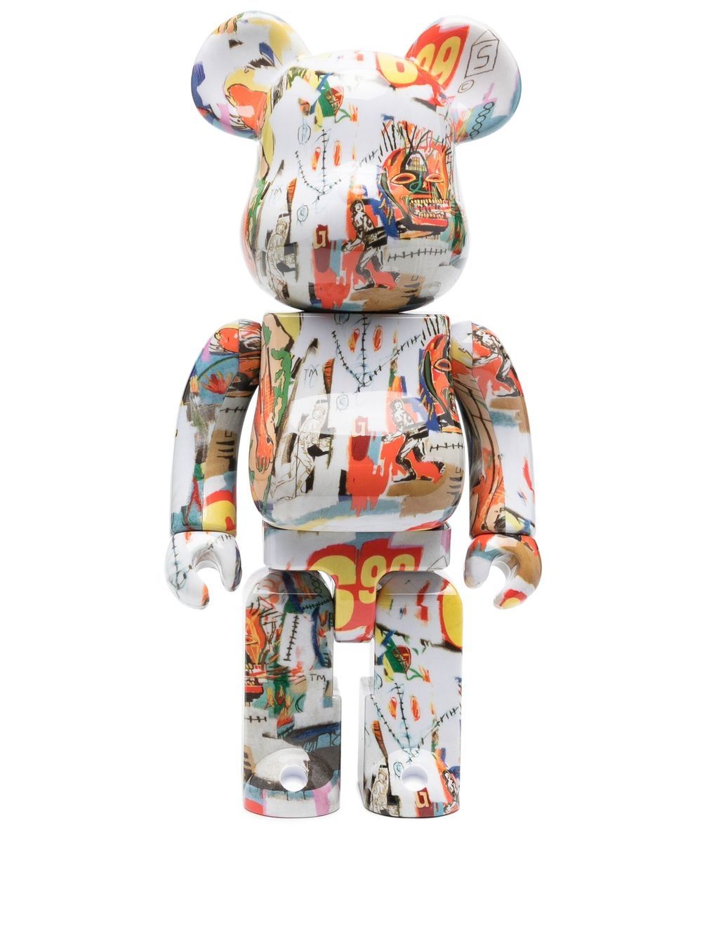 

Medicom Toy figura decorativa de Andy Warhol x Jean-Michel Basquiat #4 Be@rbrick 400% - Neutro