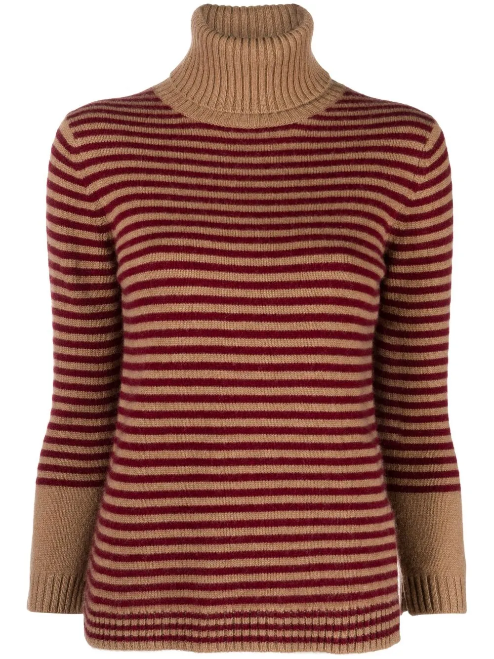 

Société Anonyme striped roll neck jumper - Neutrals