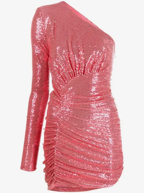 Alexandre Vauthier one-shoulder sequin-embellished minidress