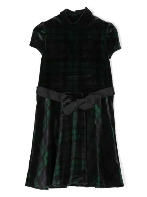 Ralph Lauren Kids check short-sleeve dress