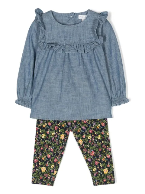 Ralph Lauren Kids Set aus Jeansoberteil und Leggings