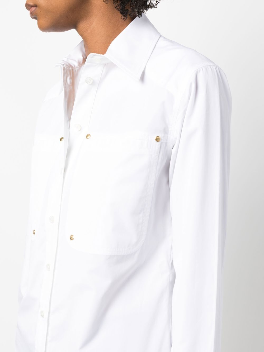 Stella McCartney patch-pocket workwear shirt Women