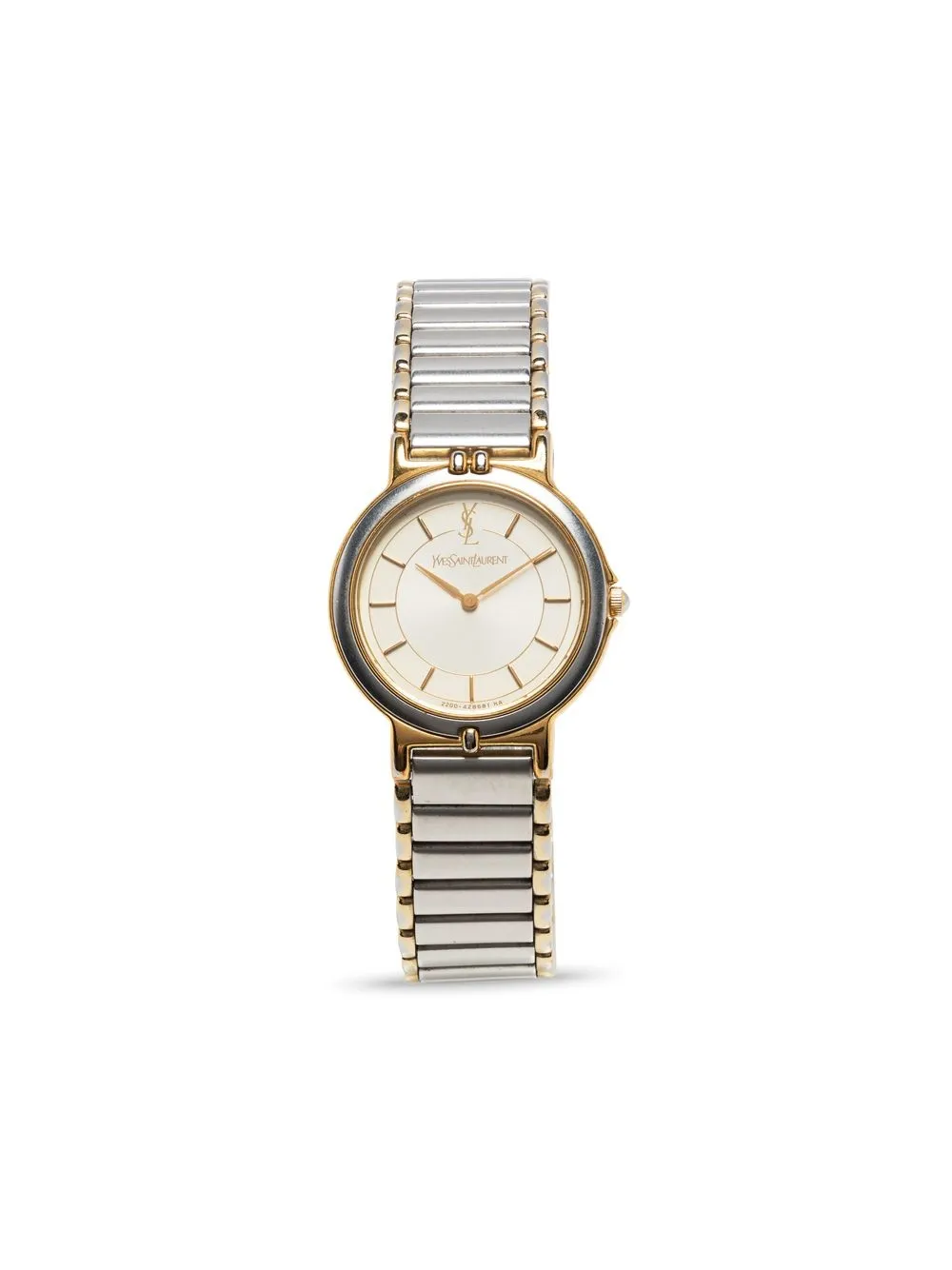 

Yves Saint Laurent Pre-Owned reloj de 22mm con caja redonda 1990-2000 - Plateado