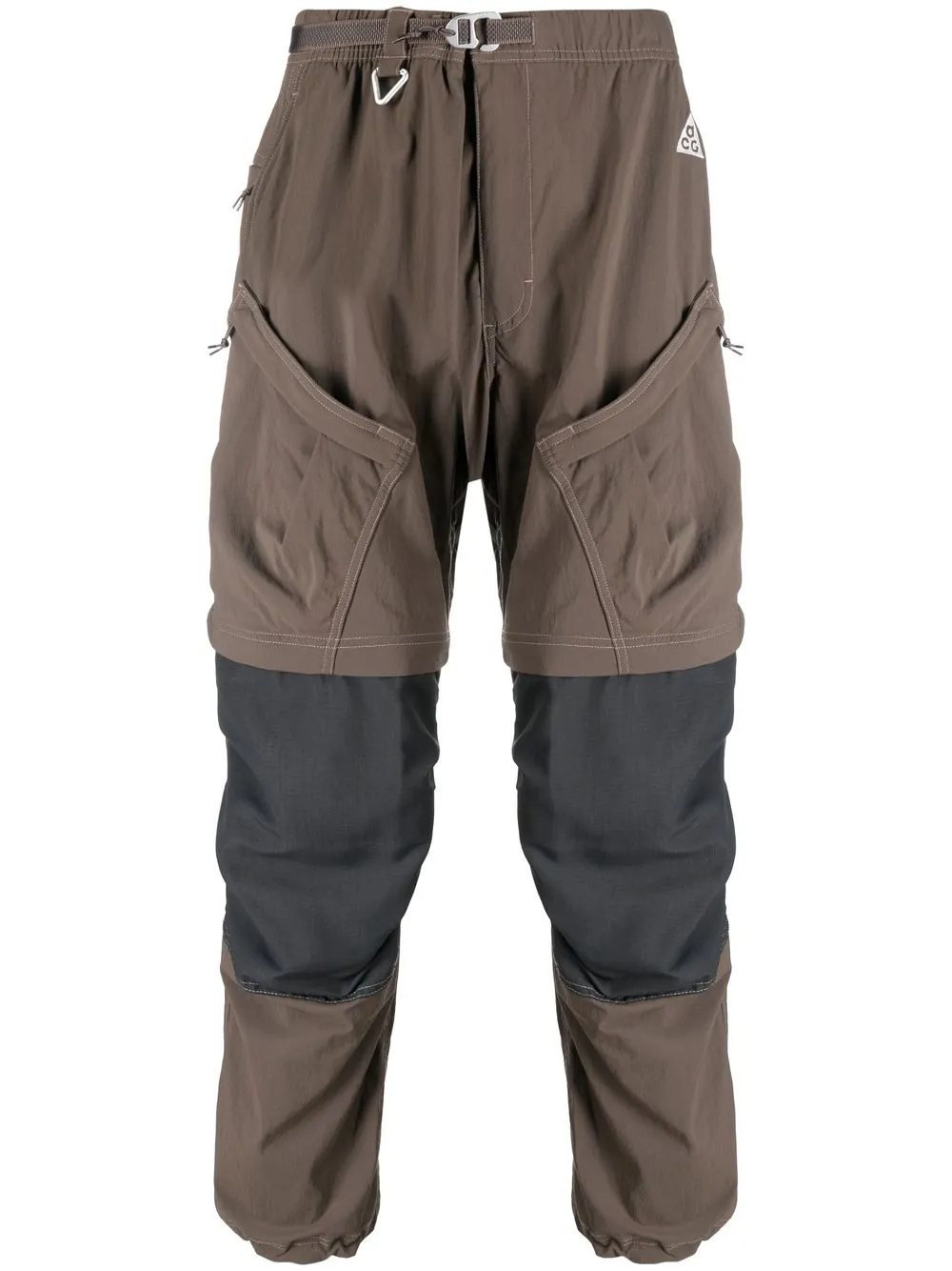 

Nike pantalones con paneles en contraste - Marrón
