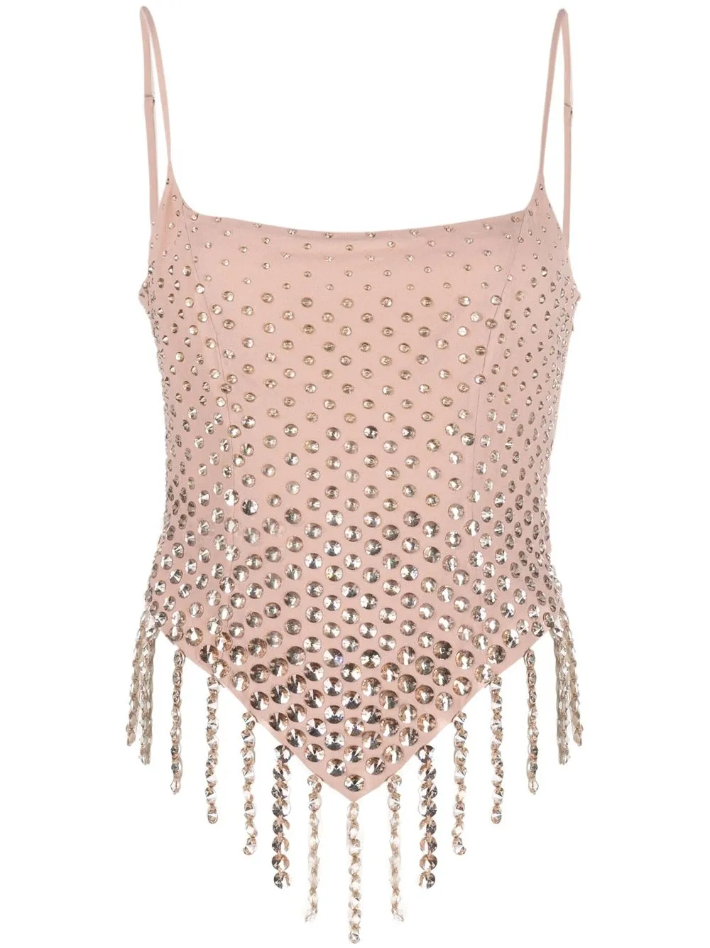 

Blumarine top con detalles de cristal - Neutro