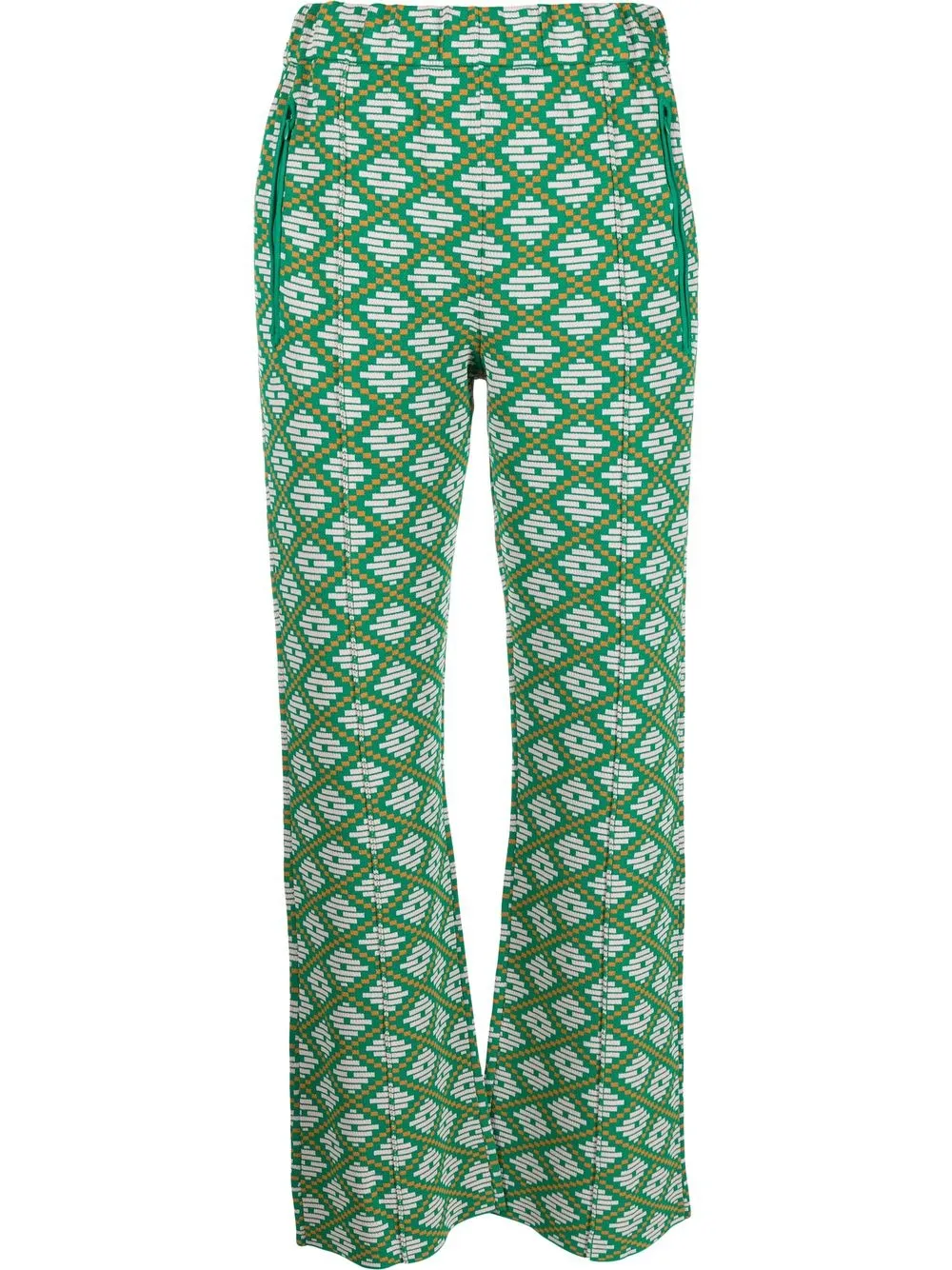 

Dodo Bar Or pantalones tejidos con motivo gráfico - Verde