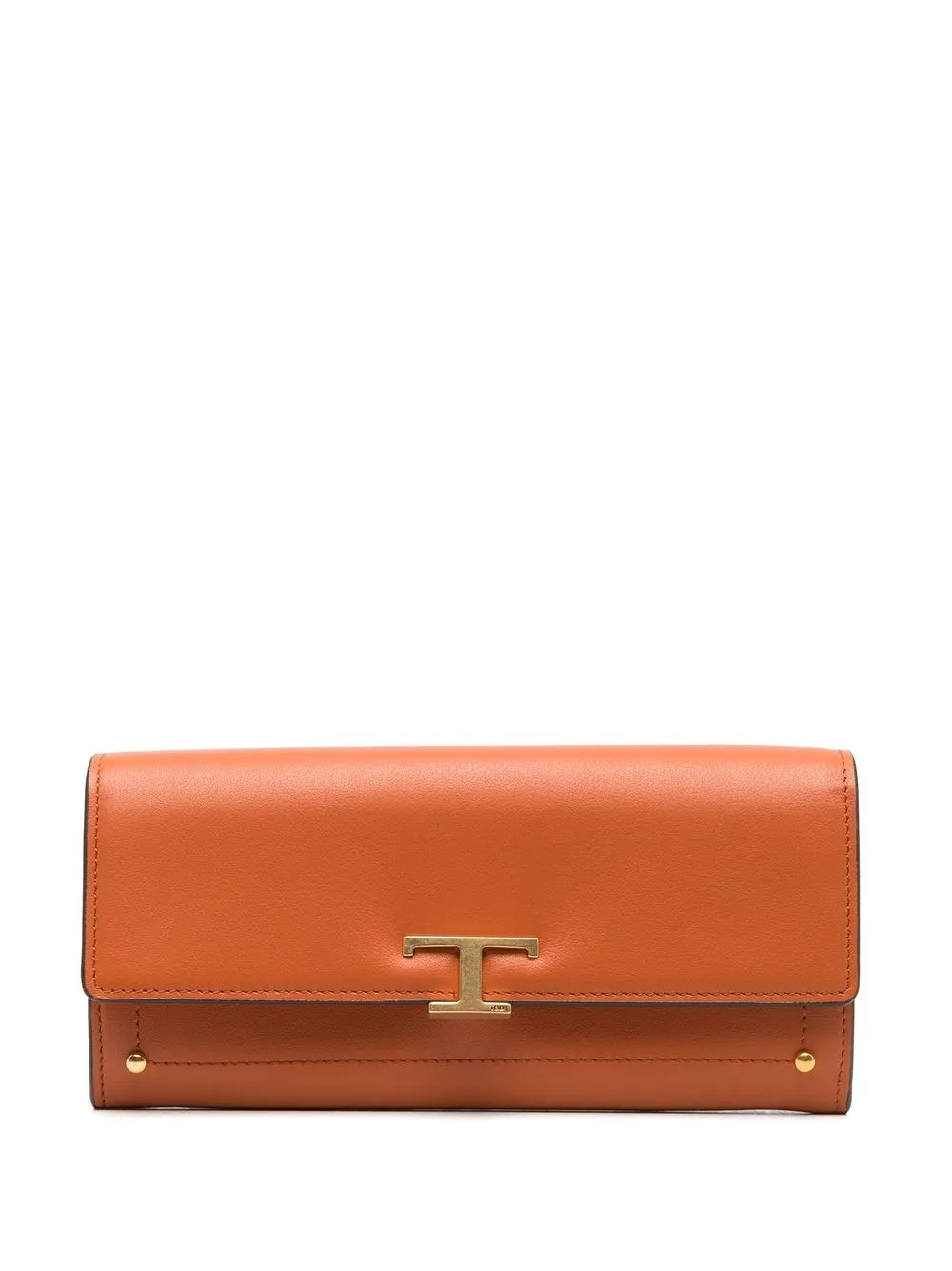 

Tod's Timeless foldover wallet - Orange