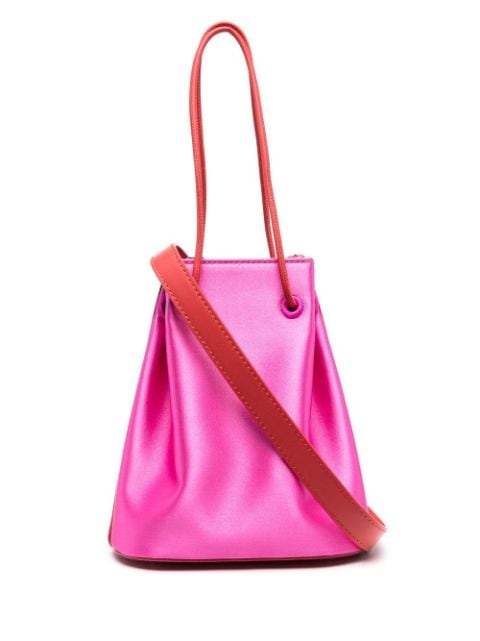 Medea - two-tone leather tote bag