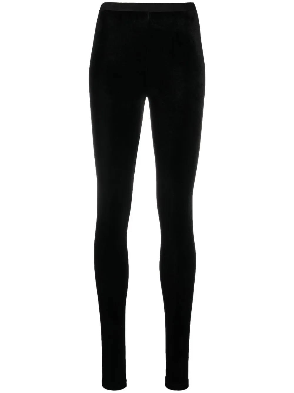 

Forte Forte high-waisted velvet trousers - Black