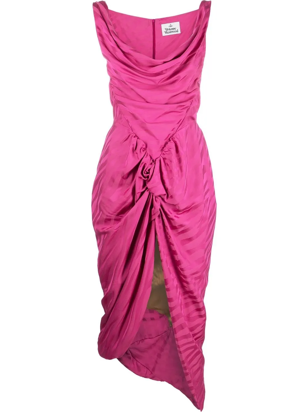 

Vivienne Westwood Panther sleeveless midi dress - Pink