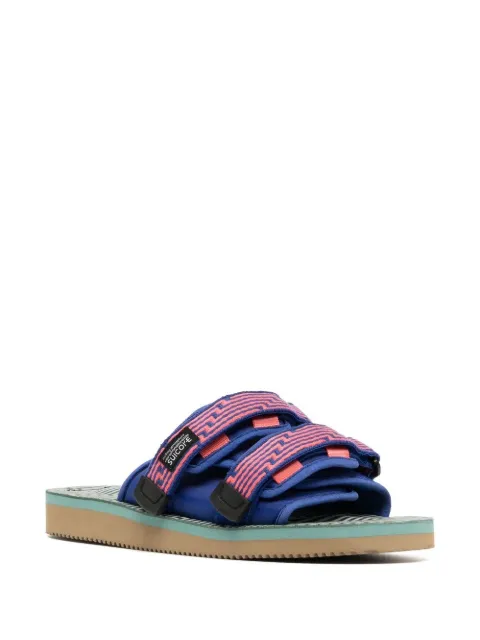 Suicoke MOTO jacquard touch-strap sandals OG056JC01 - 1