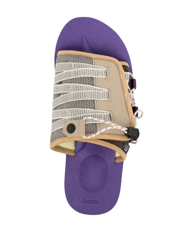 Suicoke DAO-2 drawstring-strap Sandals | Purple | FARFETCH JO display picture 3