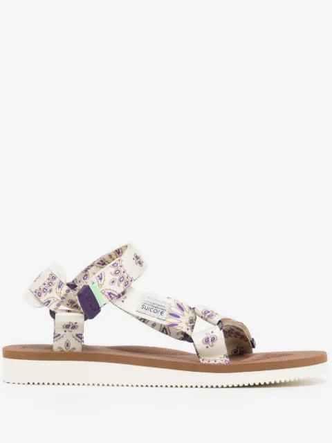 Suicoke DEPA-Cab paisley-print sandals
