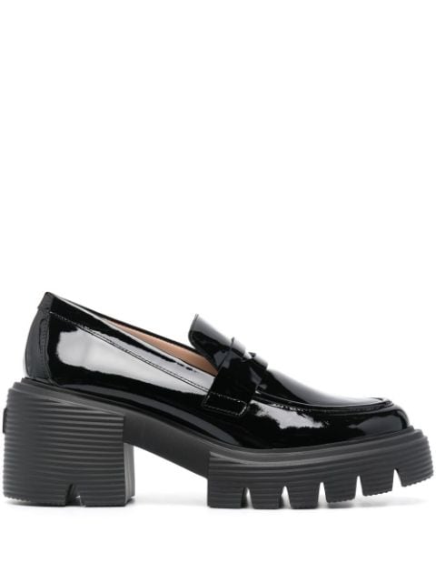 Stuart Weitzman Soho patent-leather loafers