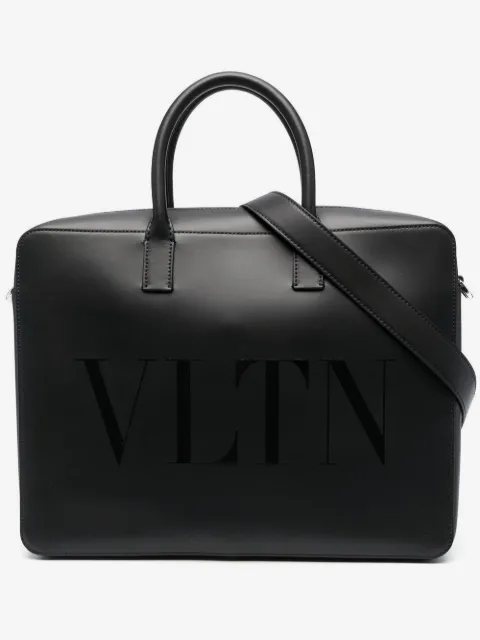 Valentino Garavani logo-print laptop bag