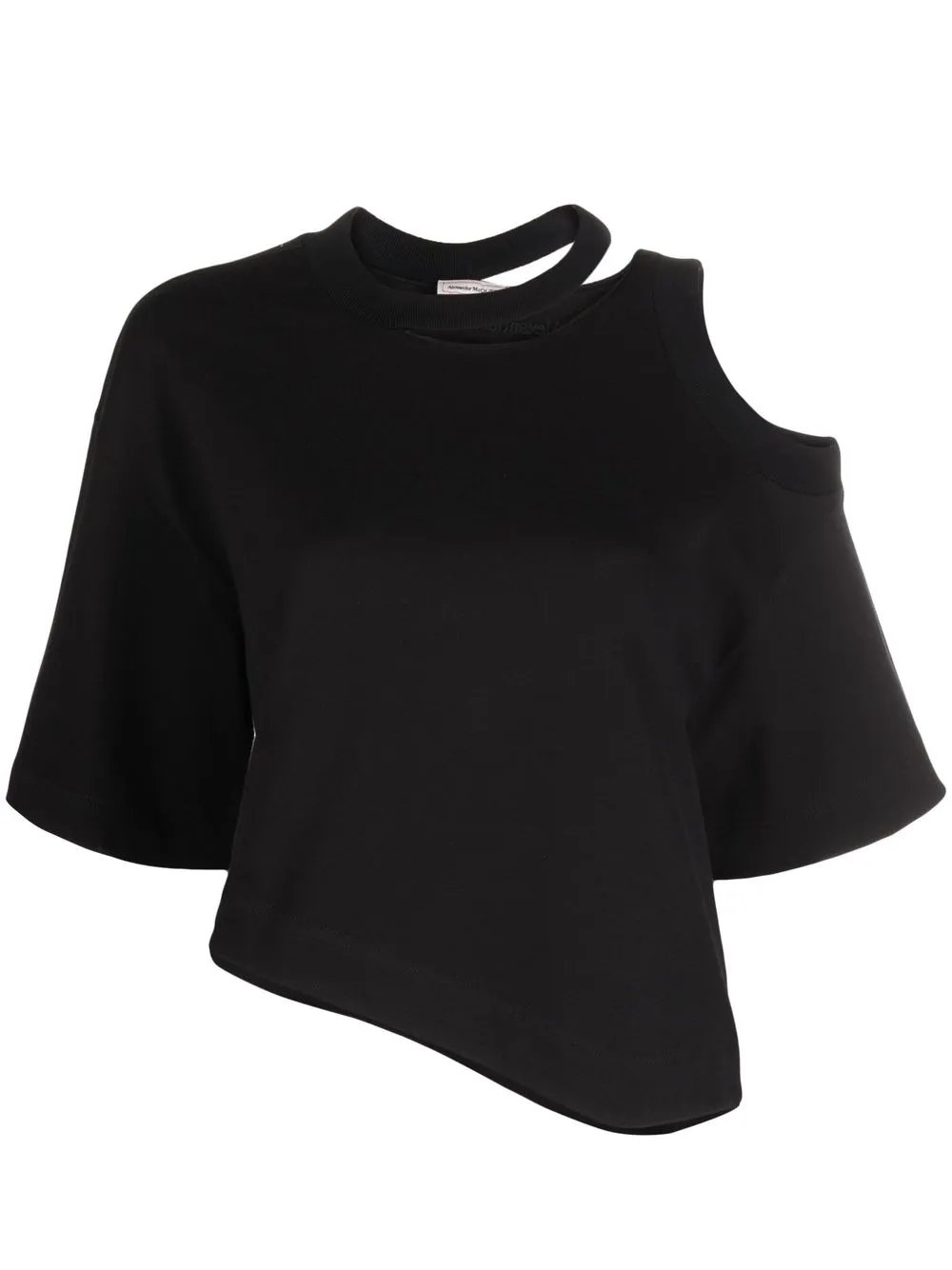 

Alexander McQueen top con hombros descubiertos - Negro